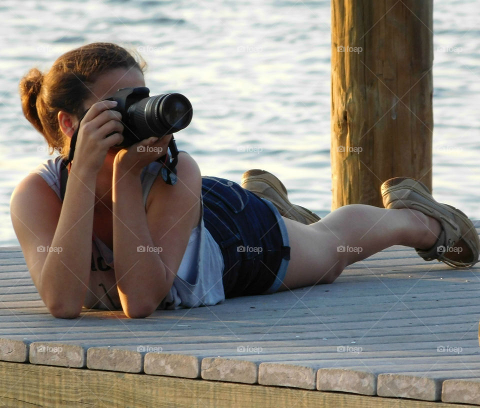 Photographer in action!