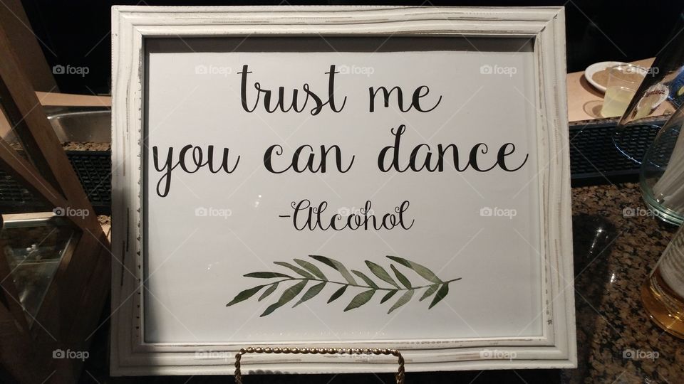 Can't always trust alcohol ;)