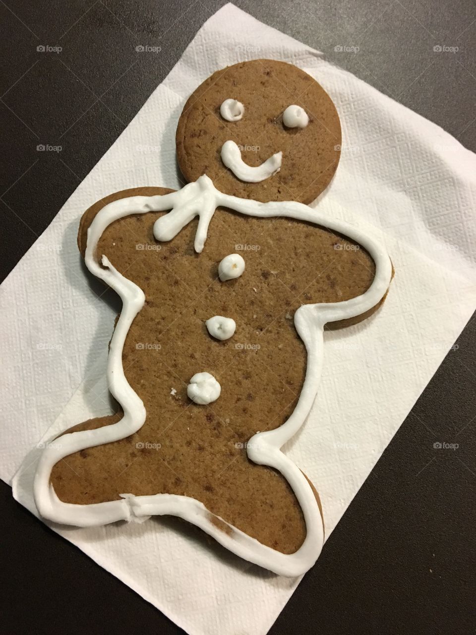 Gingerbread cookie from the Biltmore in Asheville, North Carolina. 