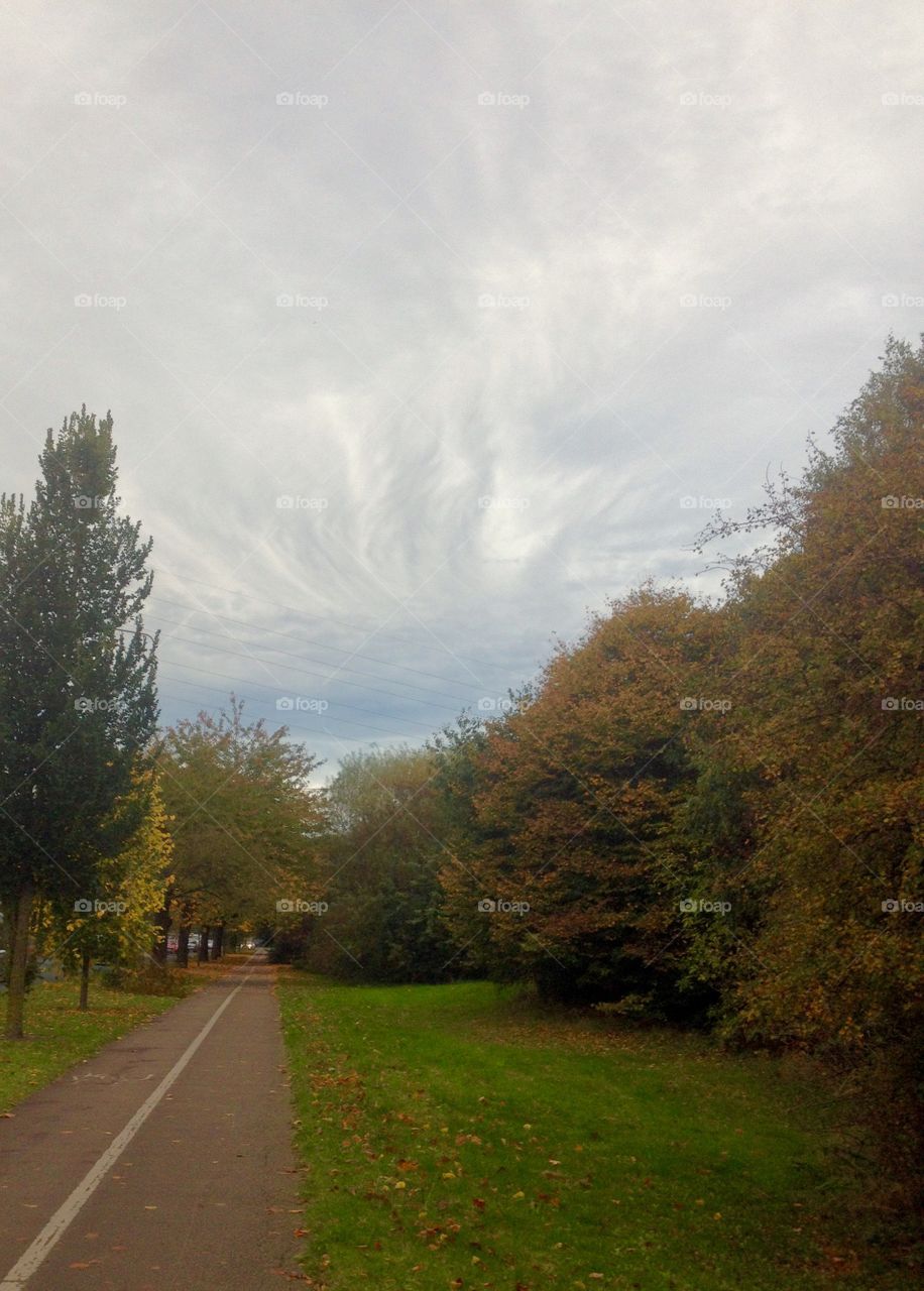 Cloud swirl in Autumn