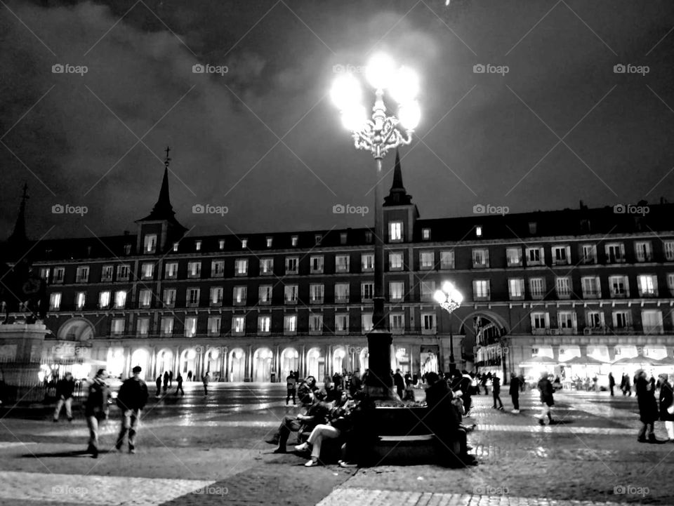 Plaza Mayor Madrid Spain, beautiful building, architecture and design