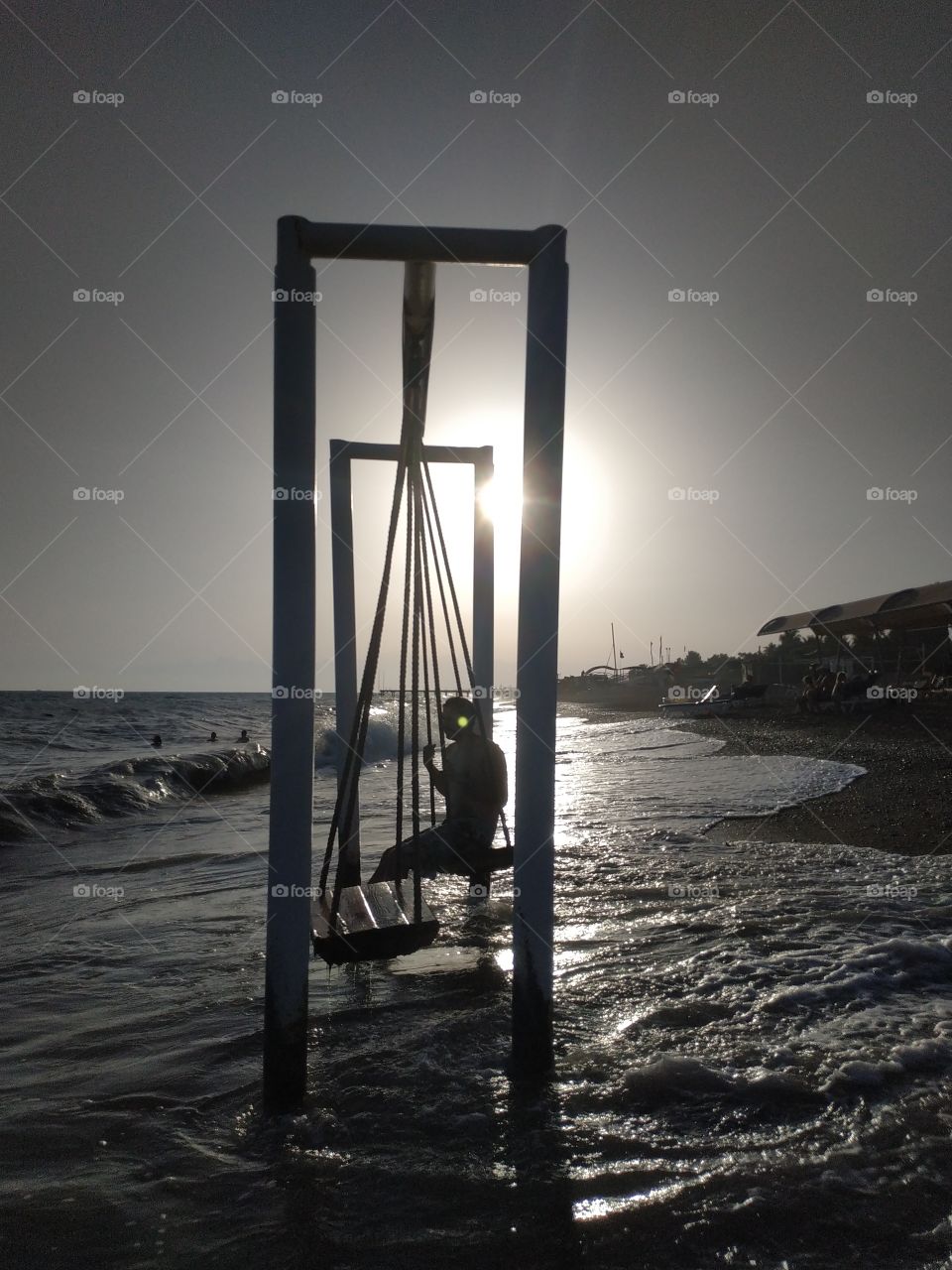 playground for adults on the beach