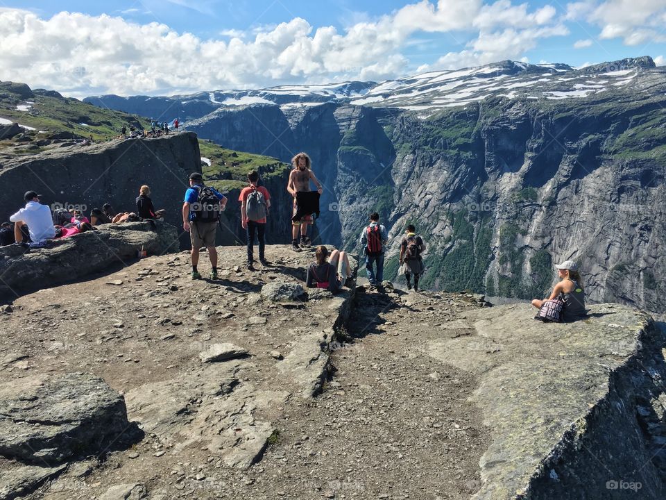 Mountain, Landscape, People, Hike, Climb