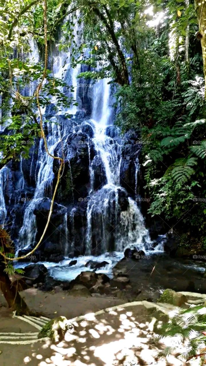 A most beautiful and attractive view of the waterfall.