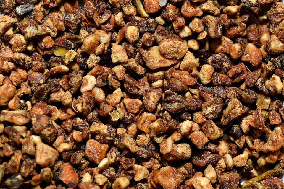 crushed dried apples, food texture, close-up