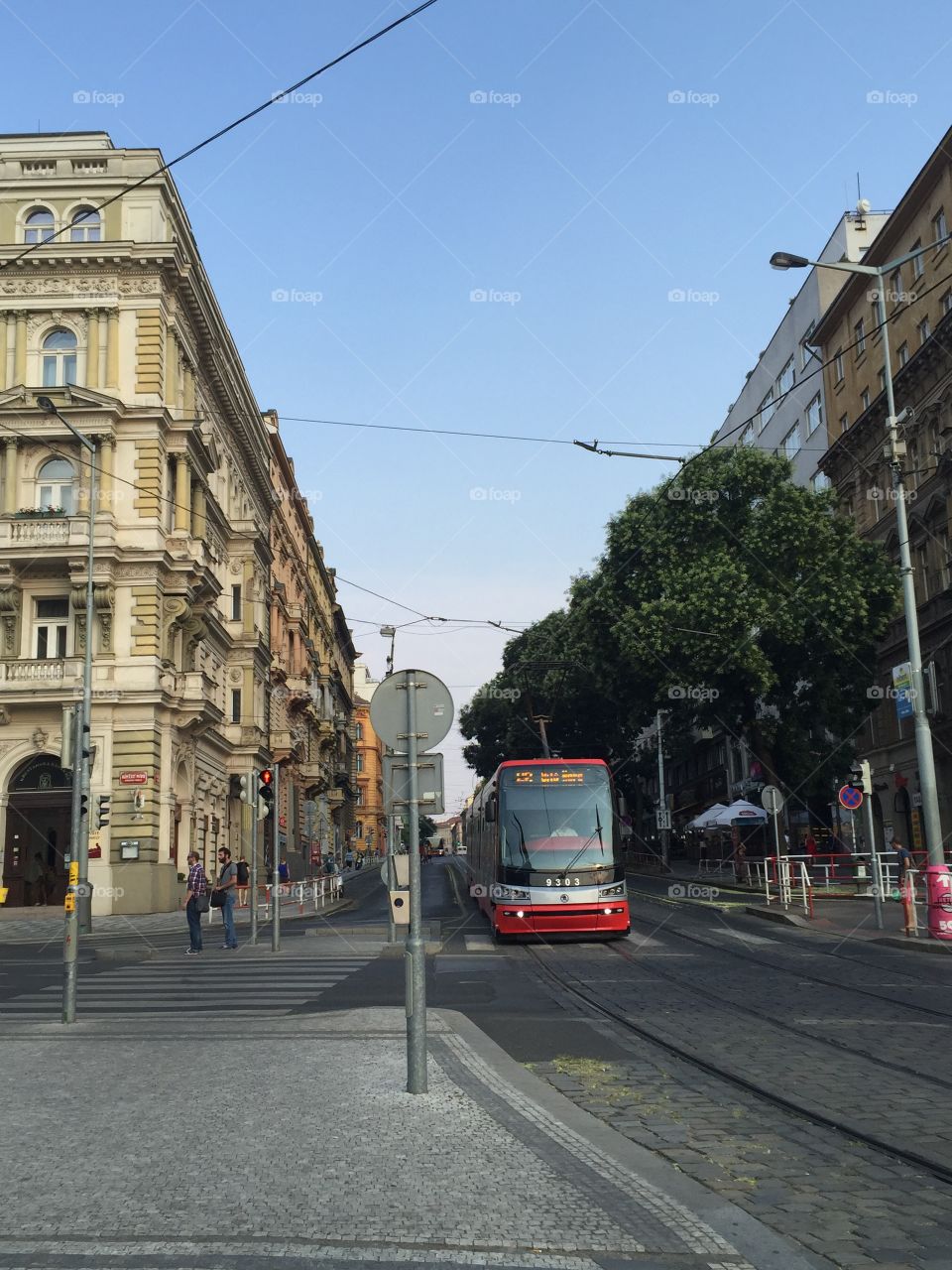 Trolley in Prague 
