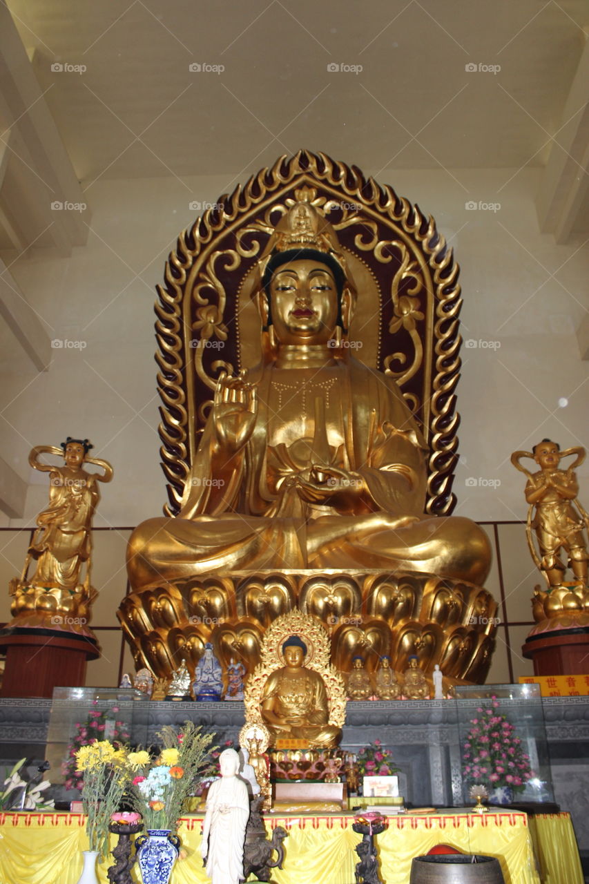 statue of Buddha In Tanjung Pinang