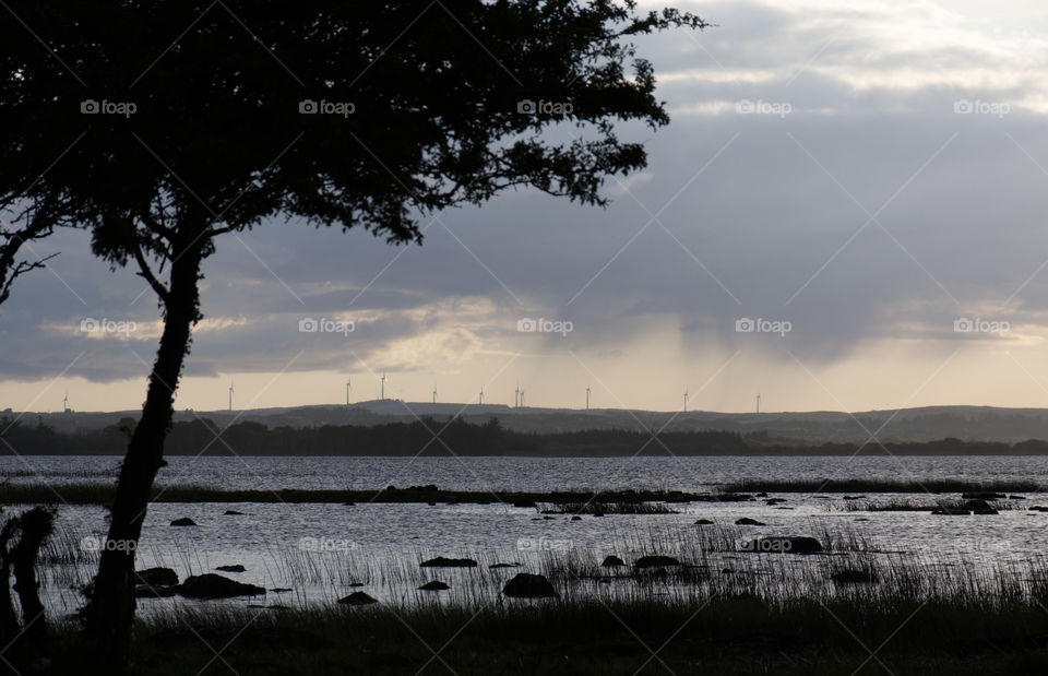 Corrib lake in Galway, Ireland