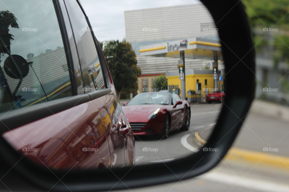 Ferrari reflection