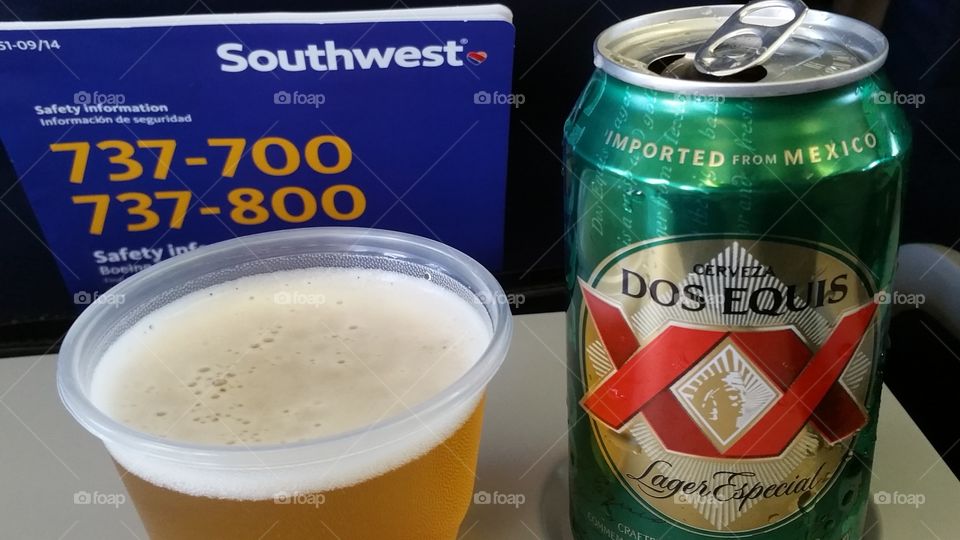 Drinking in the Exit Row is Allowed