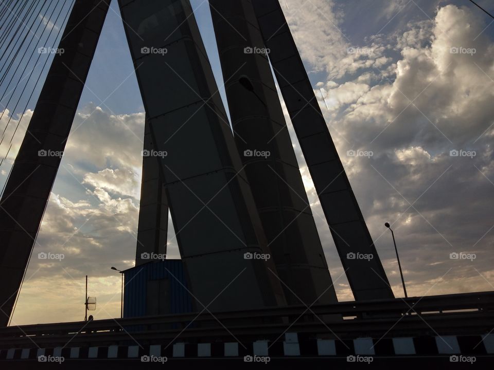 Bridge, Architecture, Sky, City, Urban