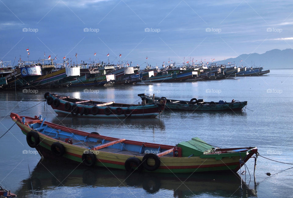 Traditional harbour in Rembang, Central Java