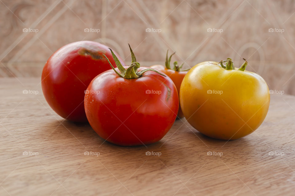 Tomatoes, Mature And Ripe