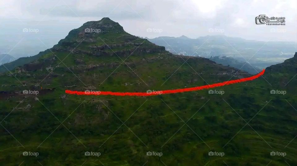 Glory be to God, the magnificent and picturesque view and the natural green trees are a view that is nothing more wonderful than it