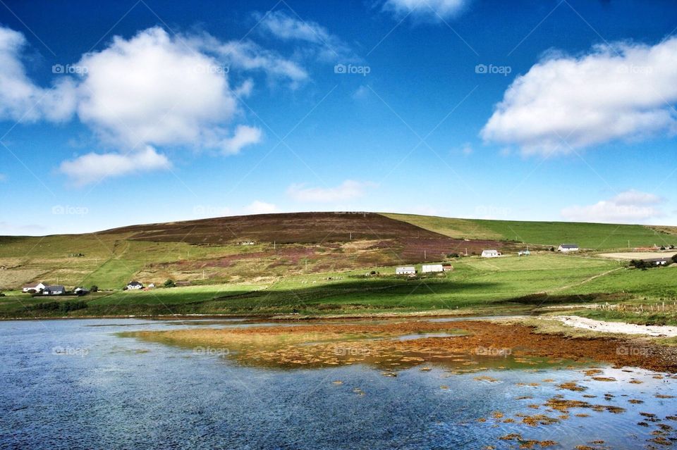 Shetland Islands landscape 