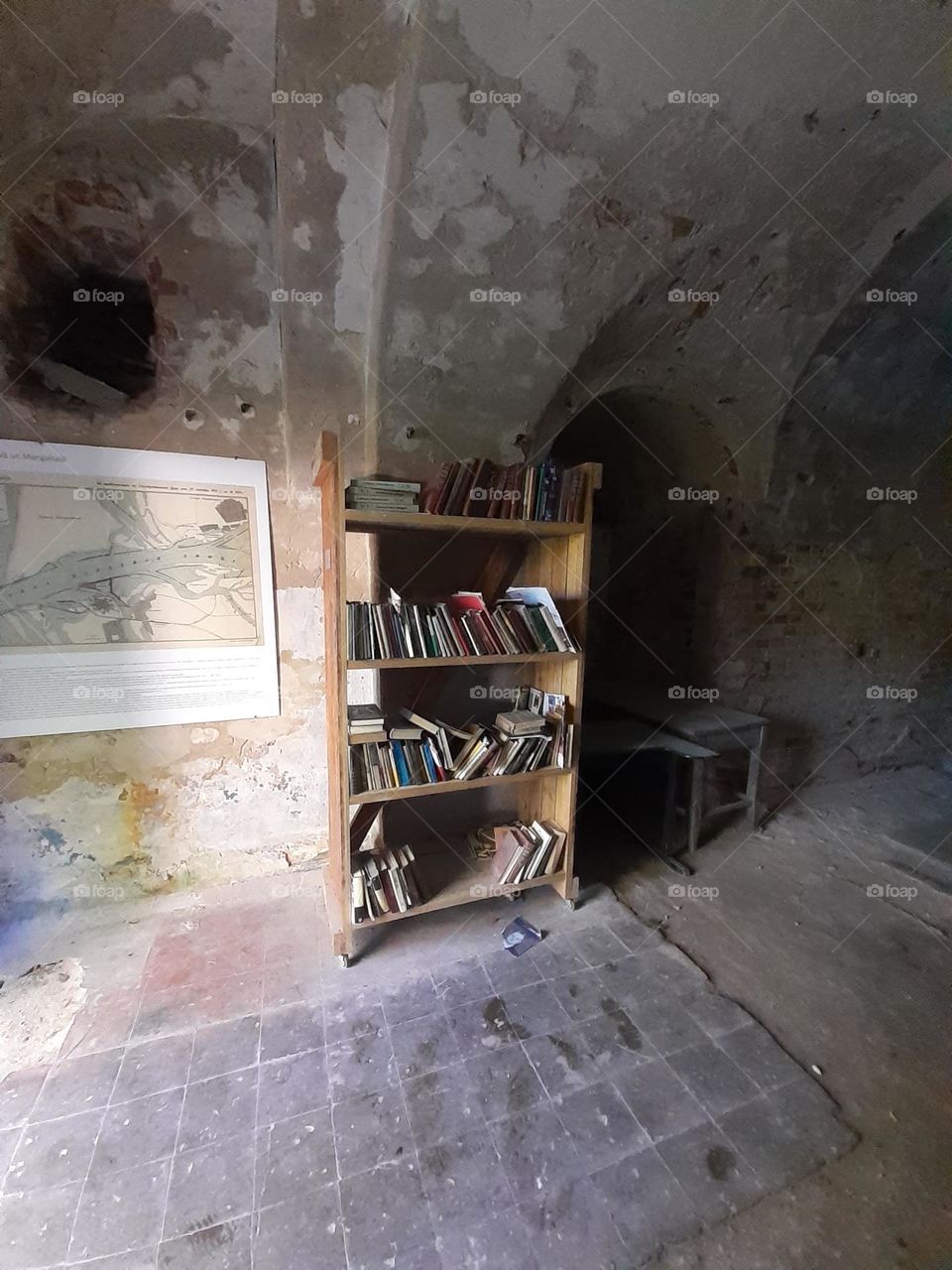 Библиотека в Даугавгривской крепости