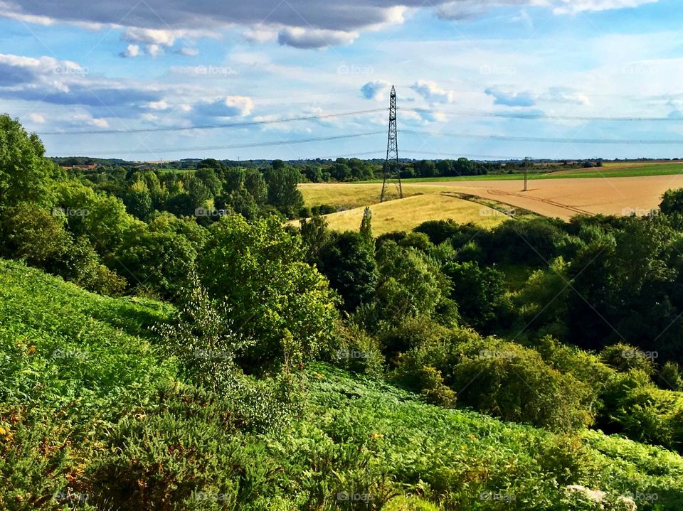 Rolling hills in Yorkshire 