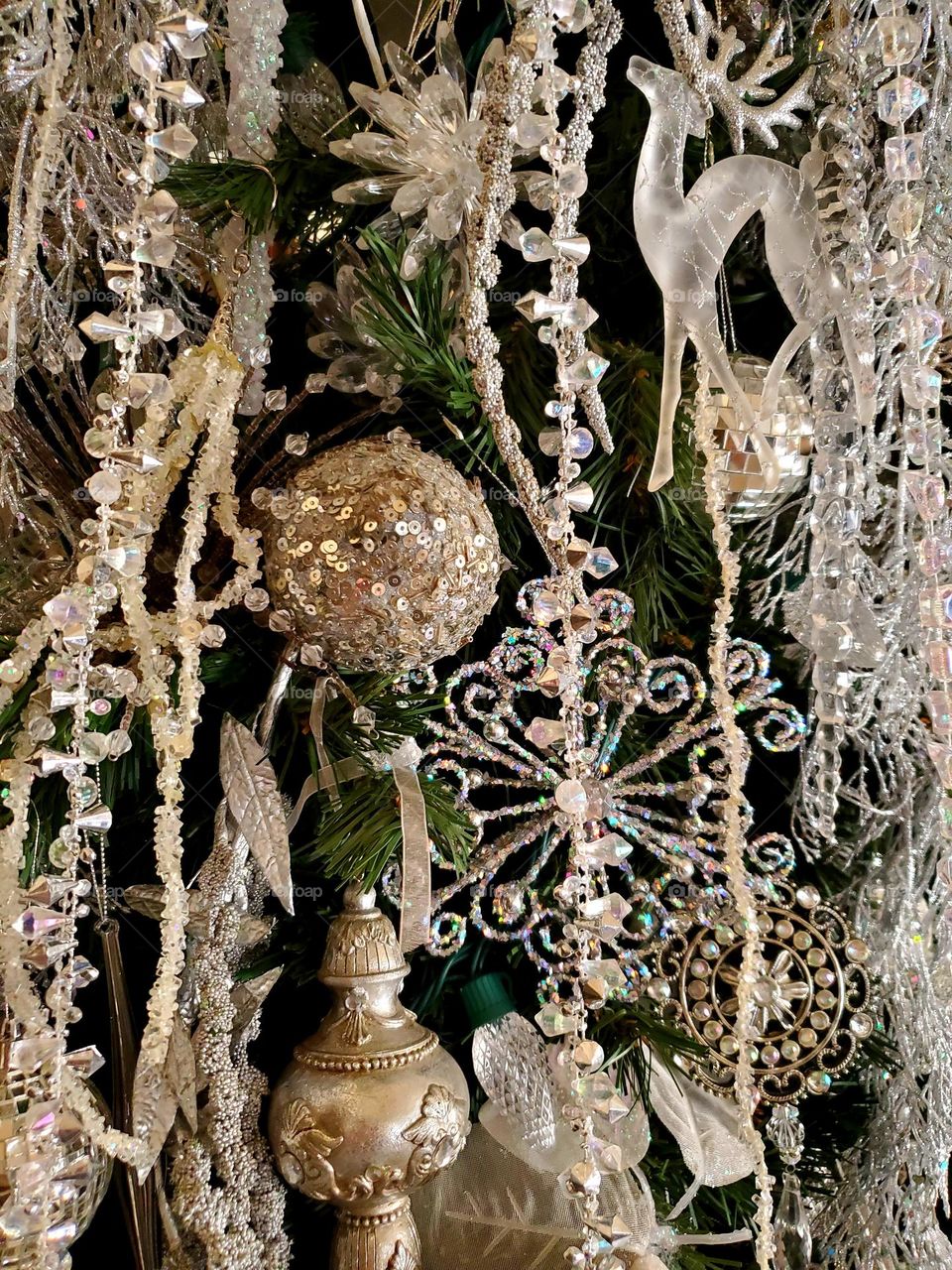 Christmas Tree of Silver and Ice