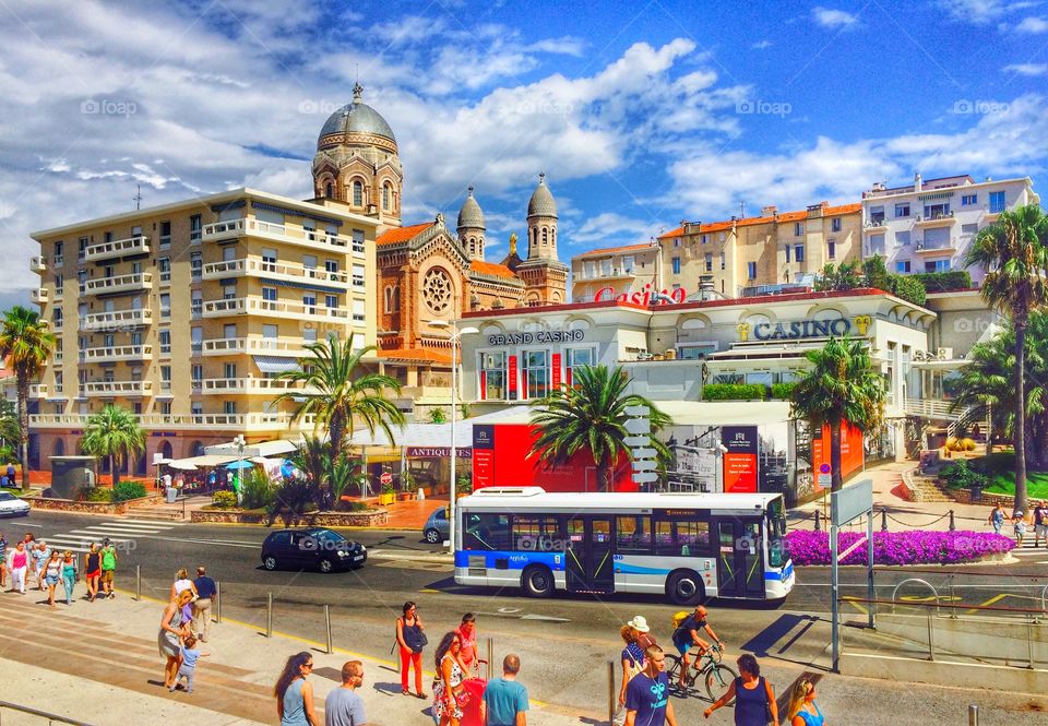 Cityscape of Saint-Raphael. Cityscape of Saint-Raphael, French riviera, Europe