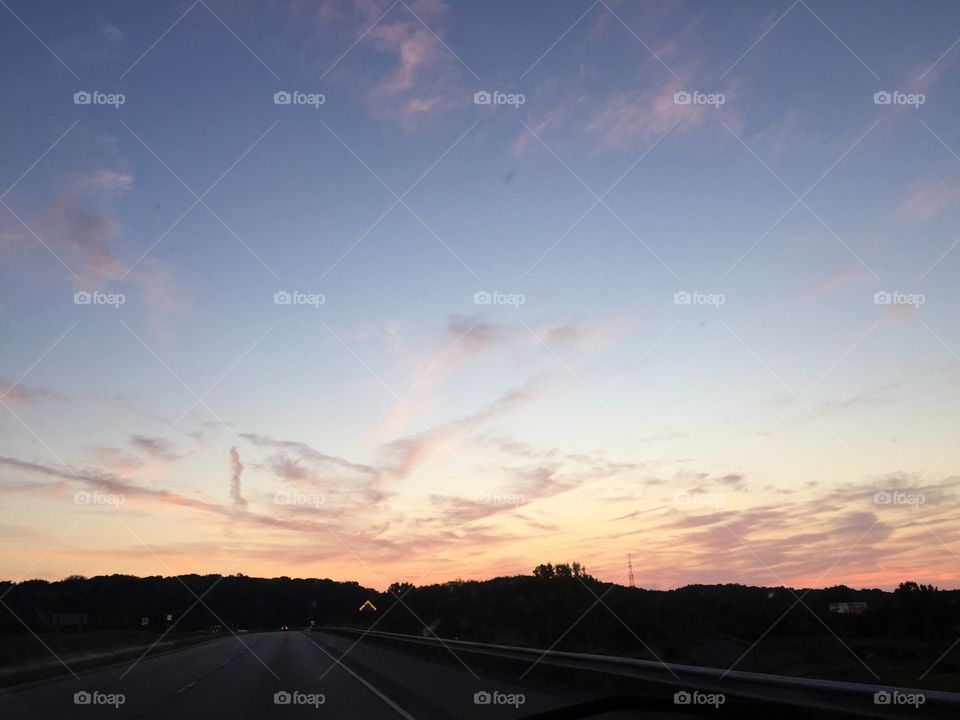 Landscape, Road, Sky, No Person, Storm