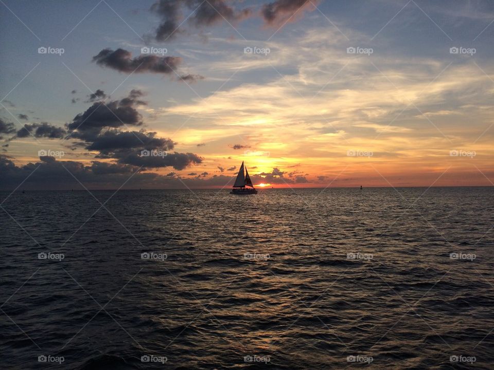 Sailing Sunset