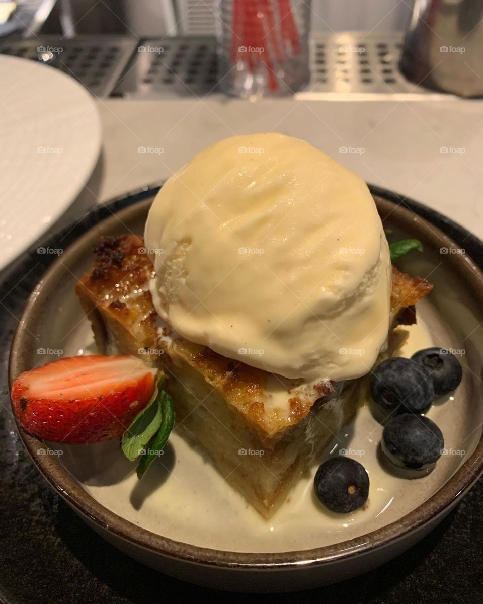Cured- Donut Bread Pudding