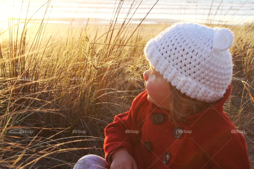 sunset at the beach