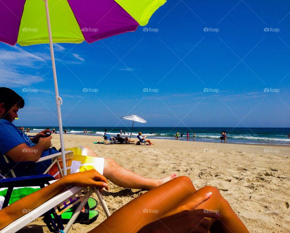 Umbrella at the beach