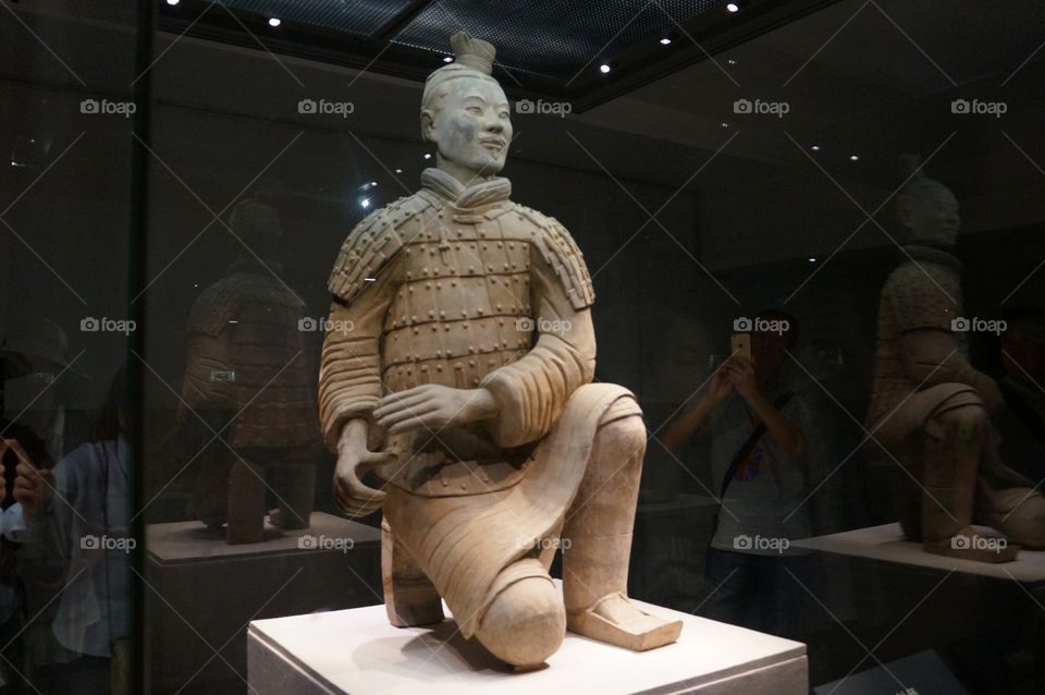 Terracotta Warrior in China. 