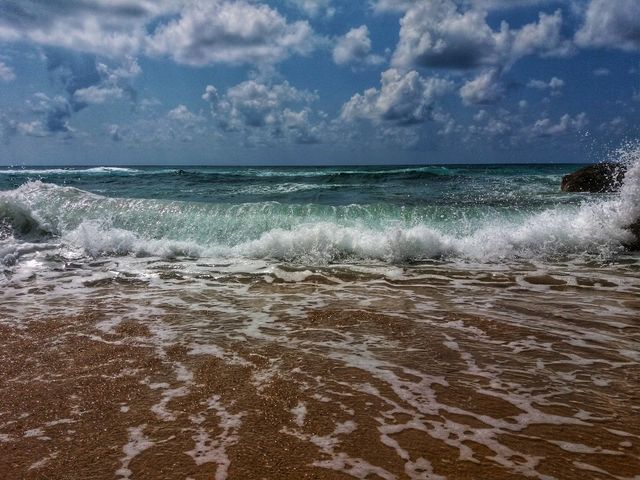 Angry sea!