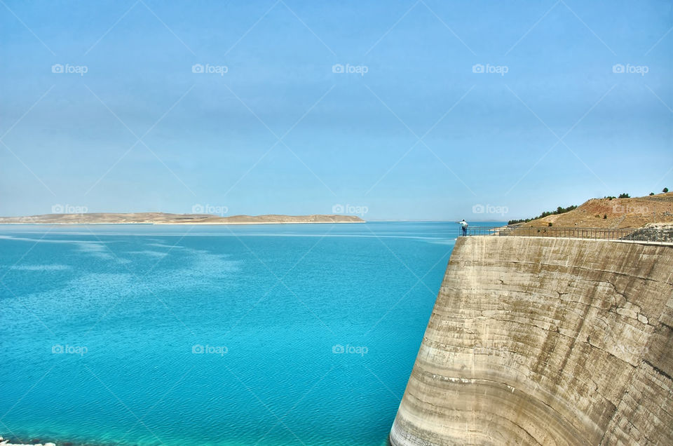 Lake of Atatürk Dam