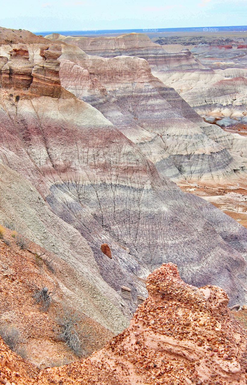 Scenic view of a rock formation