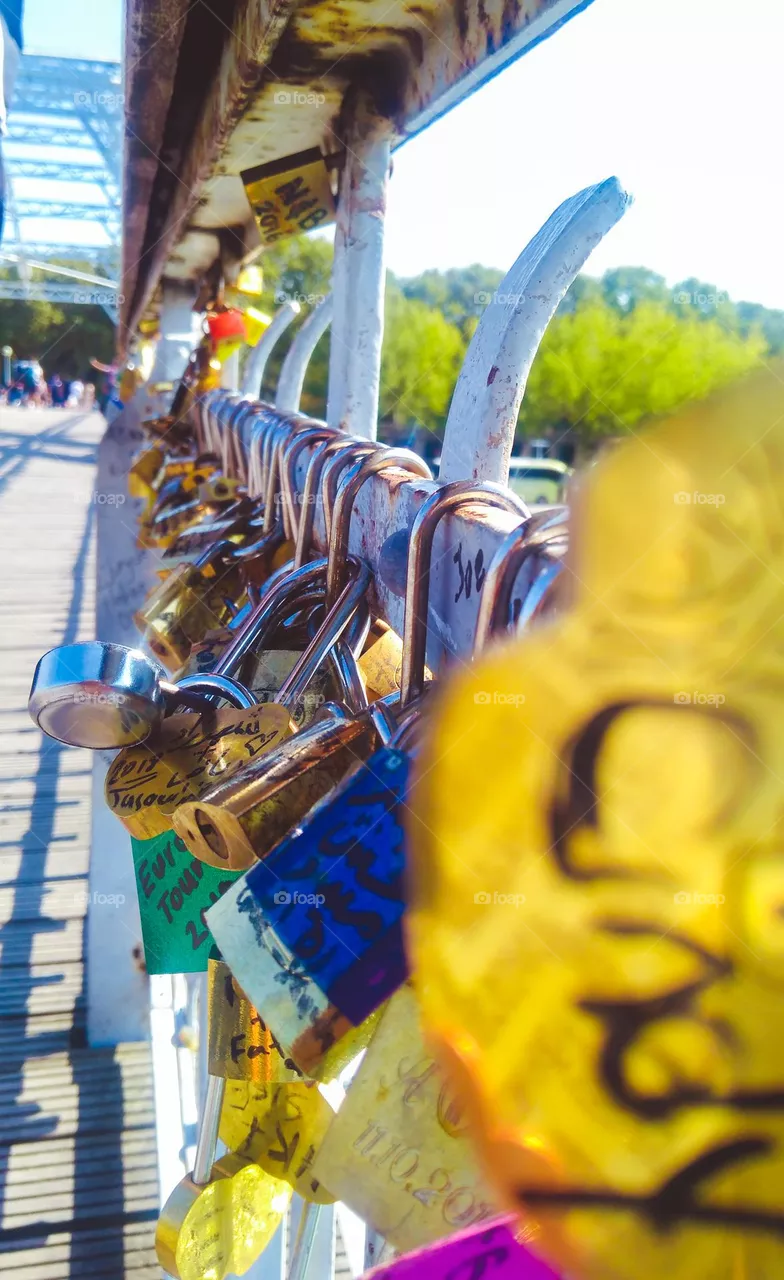 Paris - city of love - bridge of love