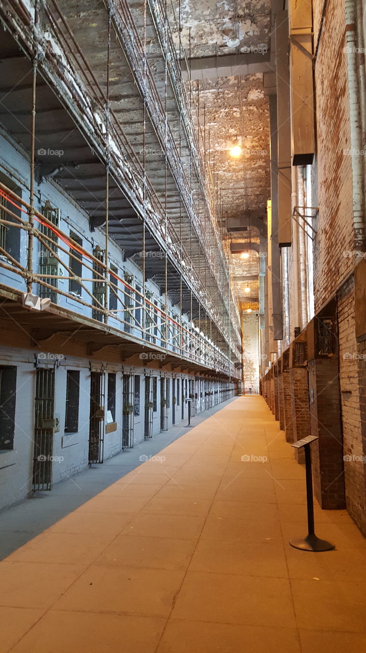 Ohio State Reformatory. old prison cells