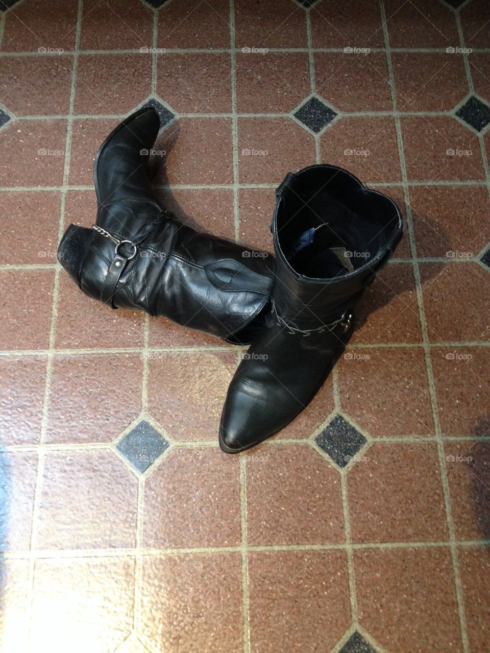 LEATHER WOMANS RIDING BOOTS