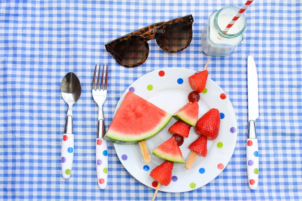 No Person, Tablecloth, Food, Napkin, Knife