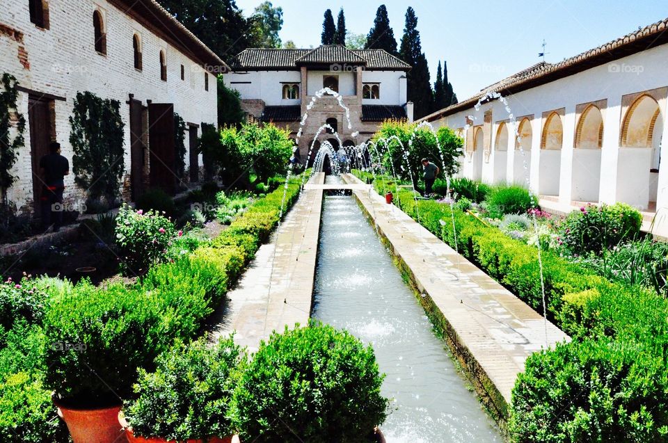 Alhambra, Spain gardens