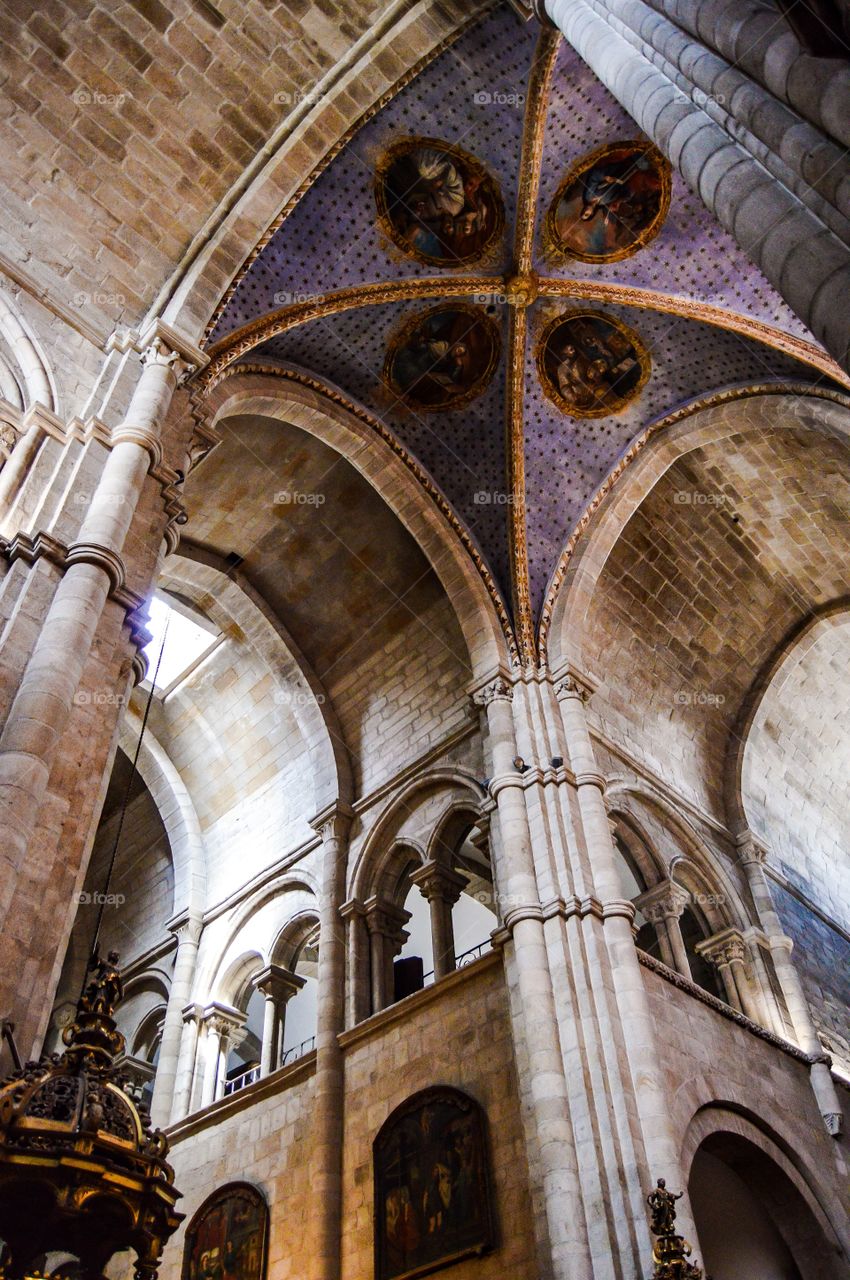 Interior Catedral de Lugo. Interior de la Catedral de Santa María de Lugo (Lugo - Spain)