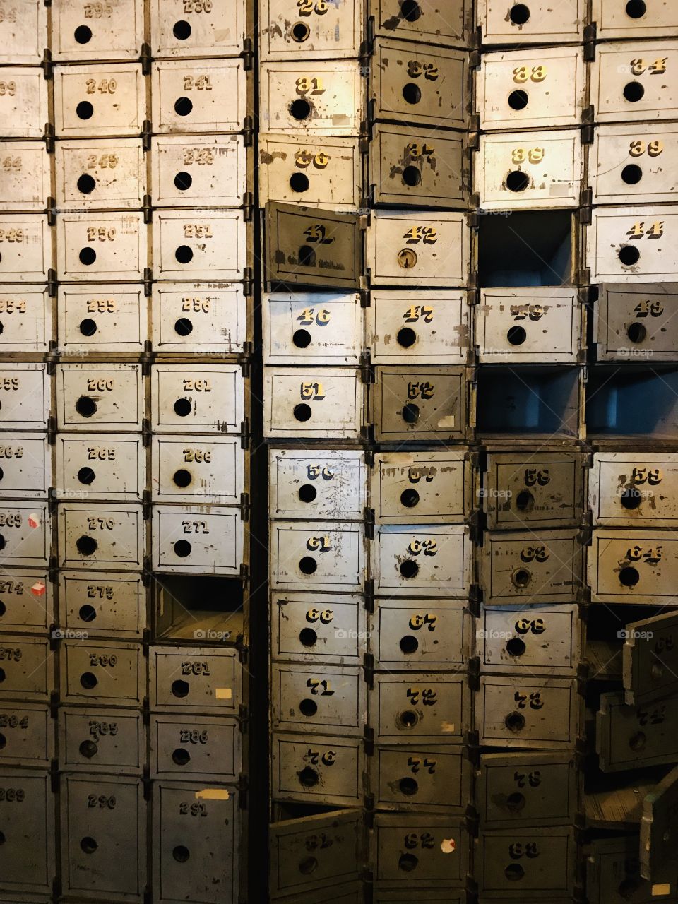 Vintage lock boxes 
