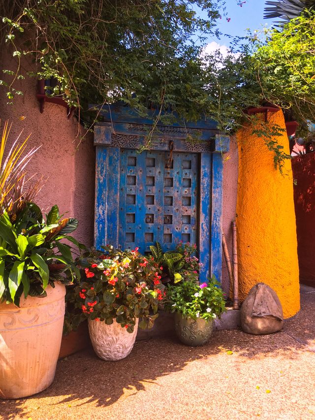 Blue door