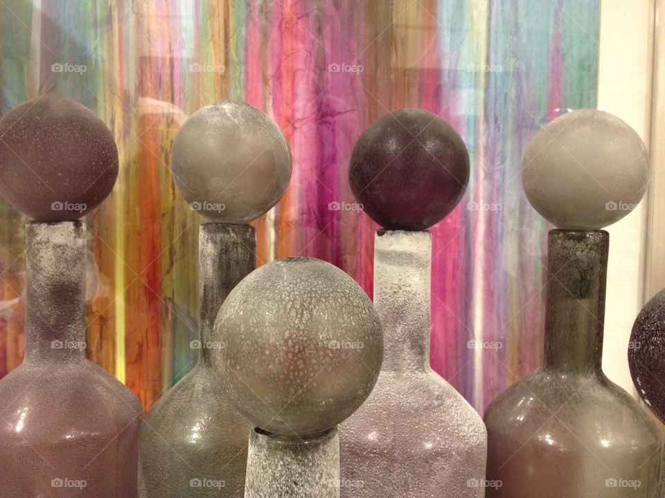 Colored Bottles. Colored Glass Bottles