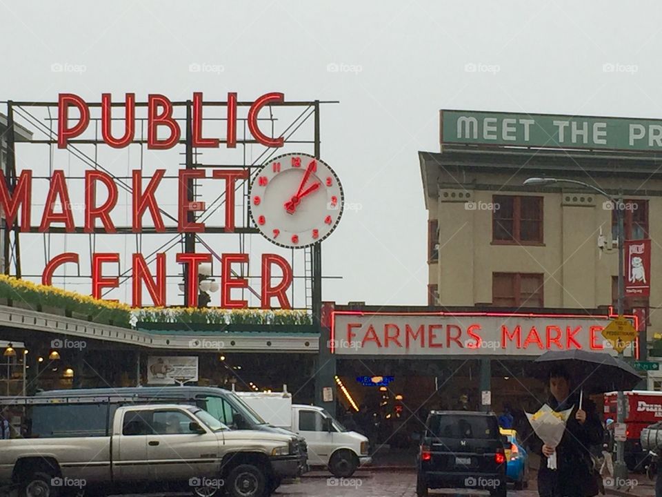 Rainy Day at the Market