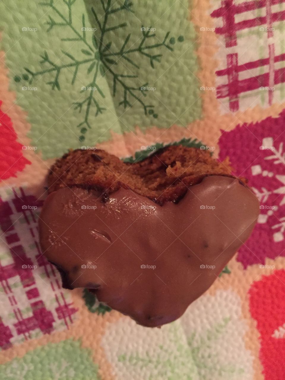 Heart cookies with chokolade