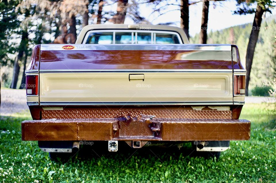 Late 1970s Chevrolet pickup truck.