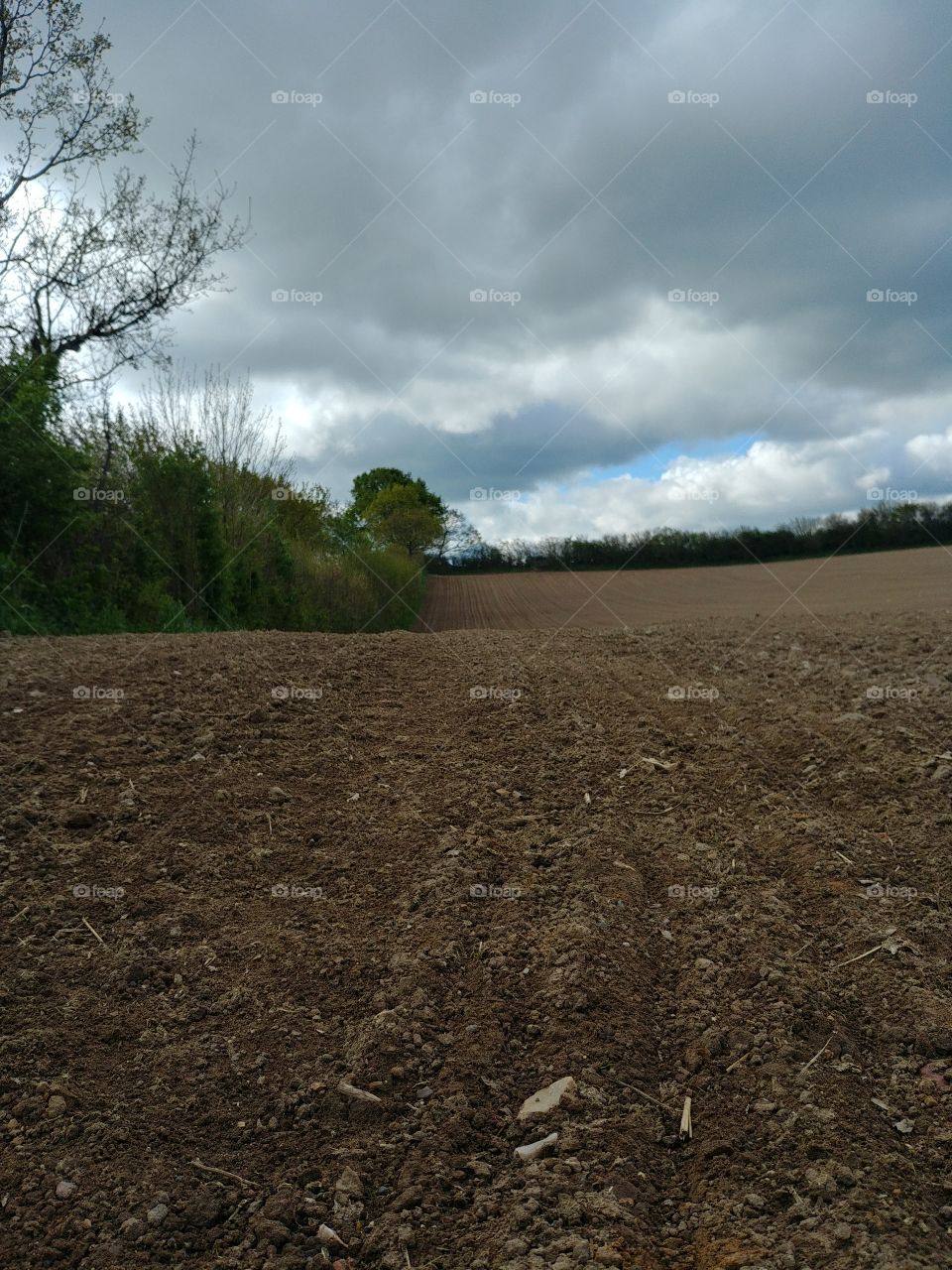 feld Acker Erde regen wetter wolken rain