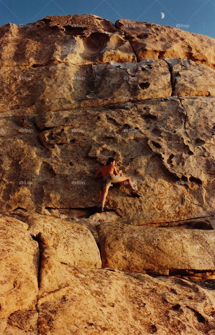 Rock climbing