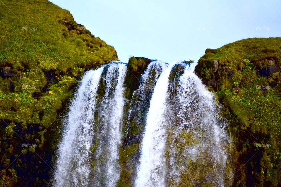 Waterfall, Water, River, Nature, Rock
