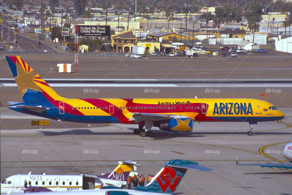 AMERICA WEST AIRLINES HP B757-200 PHX PHOENIX ARIZONA