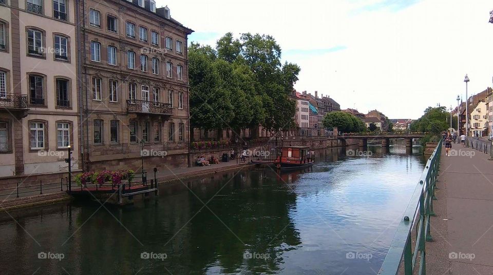 Canal, Water, Architecture, Building, River