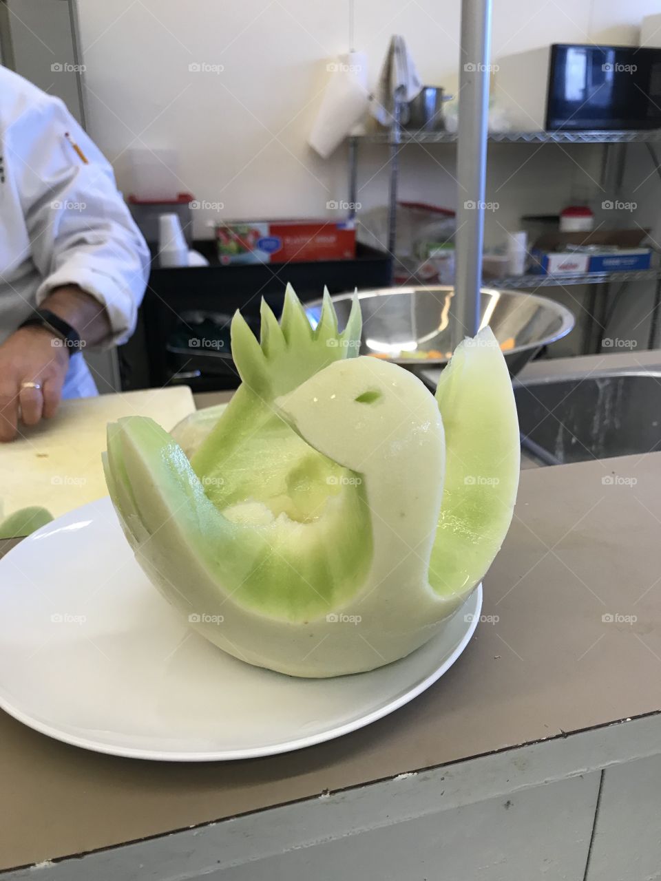 Culinary: Melon Dew swan
